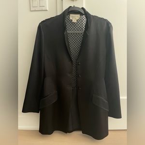 Emanuel Ungaro Vintage Silk Beaded Blazer Rare